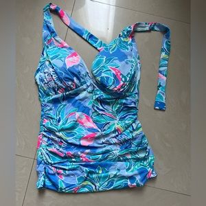 EUC Lilly Pulitzer Tankini Bathing Suit Top - Size 4!